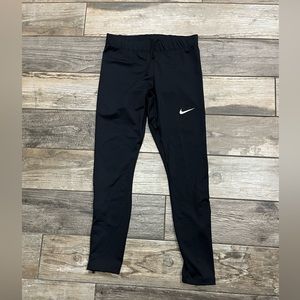 Nike Dr-Fit Leggings with drawstring and zippers at ankles